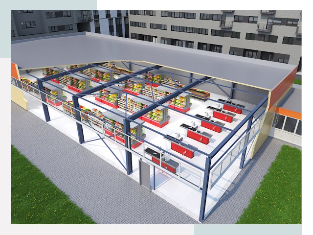 Строительство магазинов в Великий Новгород от 614 руб. за м²