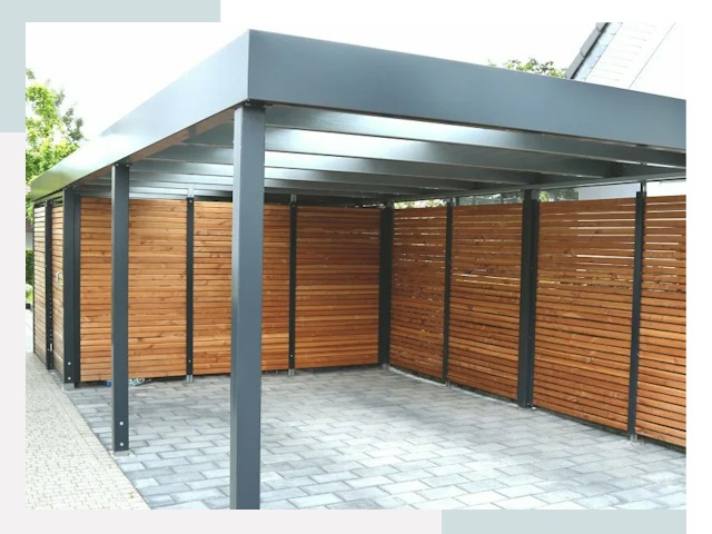 Навесы для парковки в Великом Новгороде