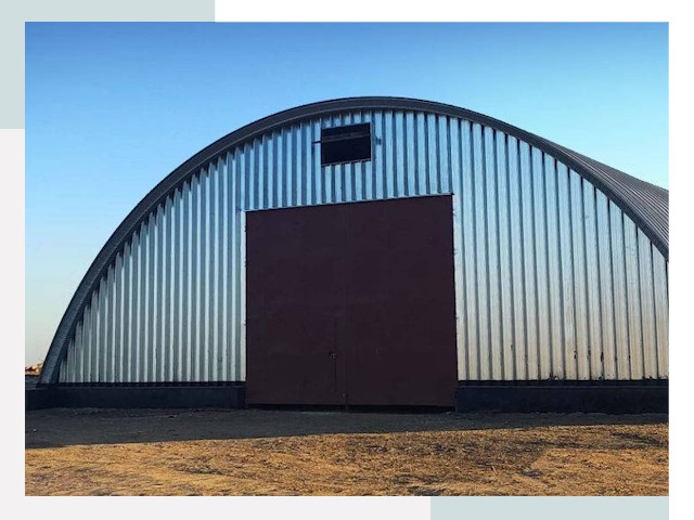 Арочные ангары в Великом Новгороде