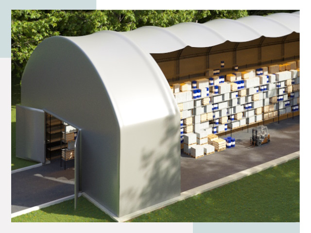 Тентовые ангары в Великом Новгороде