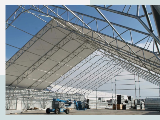 Каркасно-тентовые сооружения от СтальСтрой-Влк по цене 614 руб.