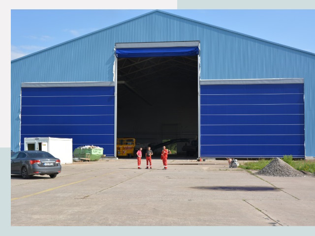 Ангарные ворота в Великий Новгород от СтальСтрой-Влк по цене 614 руб.