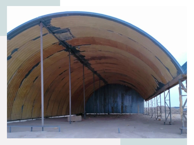 Реконструкция ангаров в Великом Новгороде