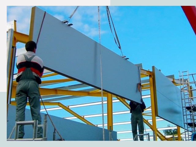 Монтаж сэндвич-панелей в Великом Новгороде от 614 руб.